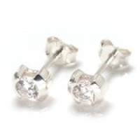 キュービックジルコニア・シルバーピアス/pi022