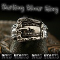 クリックポストのみ送料無料！シルバーリング シルバー925 シルバーアクセサリー ウエスタンベルト Sterling Silver Ring accesary (ID trs0485)