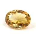 シトリン(黄水晶) ルース 1.25ct, オーバル 【 8月1日の誕生日石・11月の誕生石 】