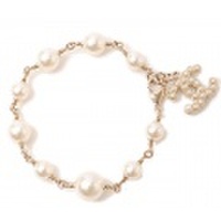 シャネル ブレスレット CHANEL ロゴ/CC　ココマーク パール ゴールド