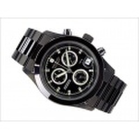 スイスミリタリー SWISS MILITARY 腕時計 ELEGANT CHRONO ML247 クロノグラフ ブラック PVD 40mm メンズ メタルベルト