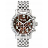 スタイリッシュなクロノグラフ・ウォッチ　暗闇でも明るく輝く“N夜光”も採用のファッショナブルウォッチ　水に強い20気圧防水　【SEALANE/シーレーン】　SE48-MBR　［送料無料］［バンド調節無料］［ラッピング無料］