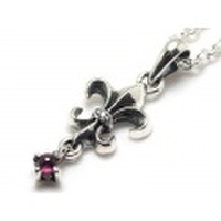 ストーンリリー・シルバーペンダント/shp033