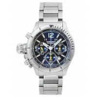 スライド式大型リューズガード仕様のレフトハンドスタイル・ウォッチ　暗闇でも明るく輝く“N夜光”も採用のファッショナブルウォッチ　水に強い20気圧防水　【SEALANE/シーレーン】　SE47-MBL　［送料無料］［バンド調節無料］［ラッピング無料］