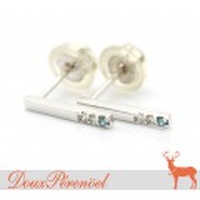 ダイヤモンド デザインピアス K18WG D:0.02 D:0.02 【18金ホワイトゴールド】【レディース】【女性】【Diamond】