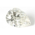 ダイヤモンド ルース 0.463ct, Iカラー, SI-2, ペアシェイプ, 中央宝石研究所