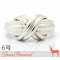 ティファニー シグネチャーリング 6号 750WG(K18) 指輪【18金ホワイトゴールド】【レディース】【女性用】【Tiffany】