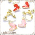 ハート ワンポイントストーン イヤリング パリスキッズ本店 原宿 pariskid’s 公式 通販 安い ymgir