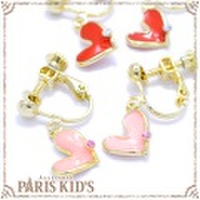 ハート ワンポイントストーン イヤリング パリスキッズ本店 原宿 pariskid’s 公式 通販 安い ymgir