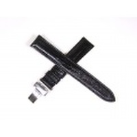 ハミルトン純正ベルト17mm/ベンチュラ用ブラックプレスカーフベルトH600244101