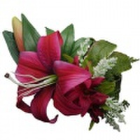 ハワイアン フラワー ヘアクリップ　リリー/オーキッド　フラ用品