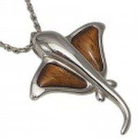 ハワイアンジュエリー / コアウッドスティングレートップ　ロジウムコーティング