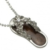 ハワイアンジュエリー コアウッドサンダルトップ ロジウムコーティング