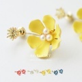 ビジューキャッチフラワーピアス ac-17kop-p136