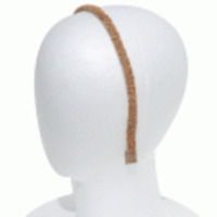 ブランド-HEADDRESS NYヘアアクセサリー◆ウッドビーズカチューシャ◆ナチュラル