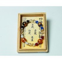 ブレスレット 四神お守り腕輪（天然石）