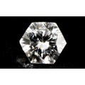 ヘキサゴン(六角形)ダイヤモンド ルース 0.295ct Eカラー, SI-1 【中央宝石研究所ソーティング袋付】【送料無料】