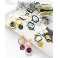 マットパーツピアス・イヤリング/2カラー
