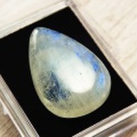 ムーンストーン　AAAA　ルース　タンブル【スリランカ産】【約11.5g】【ペアシェイプカット】天然石｜パワーストーン｜ブルームーンストーン｜ドロップカット｜ペアシェイプ｜カボション｜素材｜タンブル｜e0271