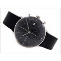 ユンハンス JUNGHANS 腕時計 027/4601.00 機械式自動巻 レザーベルト クロノスコープ