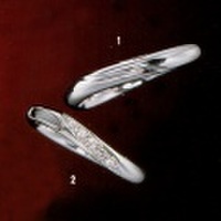 ラザール ダイヤモンド　結婚指輪・マリッジリング・（プラチナ1000）　写真1　ダイヤ無し　URA804 【別作/納期４週間】