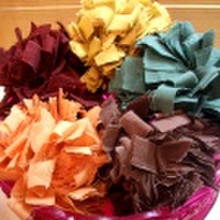 レトロなお花のゴム　Salut　オリジナル