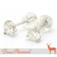 一粒ダイヤ ピアス Pt900 D:0.39 D:0.39 【ダイヤモンド】【1粒】【プラチナ】【レディース】【女性用】