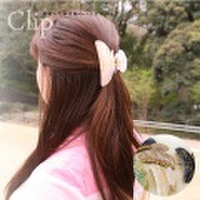 英語らくがき柄のバンスクリップ〜簡単まとめ髪♪一瞬でヘアアレンジ上手に！