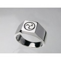 家紋リング・艶・梅コース