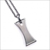 金属アレルギー対応のチタンジュエリー/チタンアクセサリー　男女兼用のユニセックスタイプペンダントネックレス　金属アレルギー用ペンダント　MARE/マーレ　プラチナイオンコーティング チタンペンダントネックレス ［送料無料］［ラッピング無料］［お取り寄せ商品］