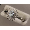 新着値下げ【ＰＴ900プラチナ】指輪　リング　アクアマリン　ダイヤモンド0.30ｃｔ　10号　4.7ｇ　レディース　02826-0