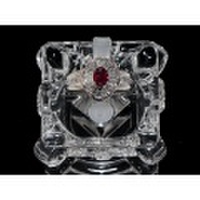 新着値下げ【PT900 プラチナ】指輪 リング ルビー0.37ｃｔ ダイヤモンド0.41ｃｔ 6.9ｇ 9号 レディース 29357-0