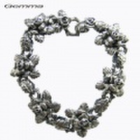 送料無料 ジェンマ ローズブレスレット〜シルバージュエリー〜GR-B103-S17.3cm