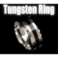大人仕様でシニア世代の方にもお勧めのアクセサリー！金属アレルギーを起こしにくく、お肌に優しいタングステン*Tungsten C タングステンリング３ メンズサイズ