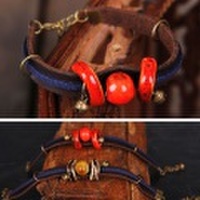 陶磁器 ビーズ ブレスレット アンティーク調 陶器 磁器 焼き物 ブレス 大人 大人可愛い 民族風 お洒落 プレゼント アクセサリー 小物 雑貨 760423