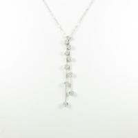 K18WG ダイヤモンドネックレス