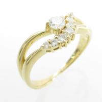 K18YG ダイヤモンドリング