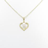 ミキモト ハート アコヤパールネックレス