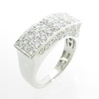 K18WG パヴェ ダイヤモンドリング