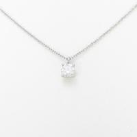 ティファニー スタッド ネックレス 0．40ct・G・VVS2・3EXT