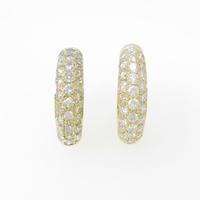 750YG ダイヤモンドピアス