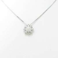 K18WG ダイヤモンドネックレス