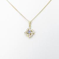 K18YG タンザナイトネックレス