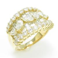 K18YG ダイヤモンドリング