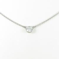 ティファニー バイザヤード ネックレス 0．21ct・F・VS1・EXT10％引き