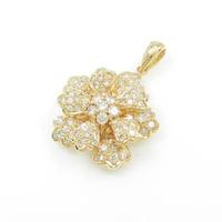 K18YG ダイヤモンドペンダント