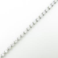 K18WG ダイヤモンドブレスレット