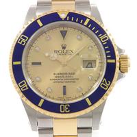 ロレックス 16613SG サブマリーナデイト SSxYG 自動巻