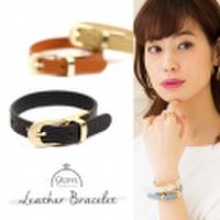 ブレスレット　ベルトモチーフレザーブレスレット　牛革ブレスレット　レザー　バングル　レディース 革 ブレスレット 本革　レザー ベルト金具　ゴールドブレスレット レザー ブラック　ブレスレット シンプル　ブレスレット　レザーバングル　オシャレ　ブレスレット