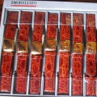 【イタリア ＭＯＲＥＬＬＡＴＯ モレラート　１８ｍｍ 型押しカーフ　ブラウン　限定８本】 在庫放出　特別価格 5,400円⇒1,750円　( ６５％LESS)でご提供 【残り わずか】　 (多少の擦傷あり）